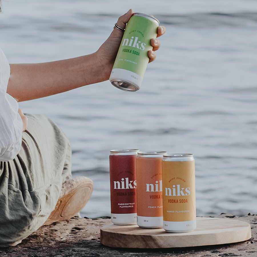 Mixed Flavours 4 Pack 4.5 ABV Niks Vodka Soda